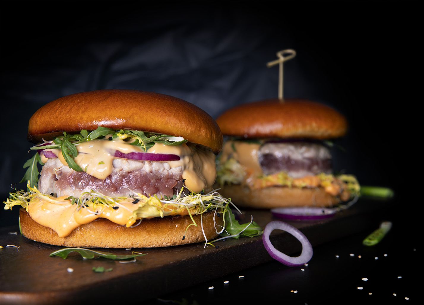 Shiso Tuna Burger Deluxe